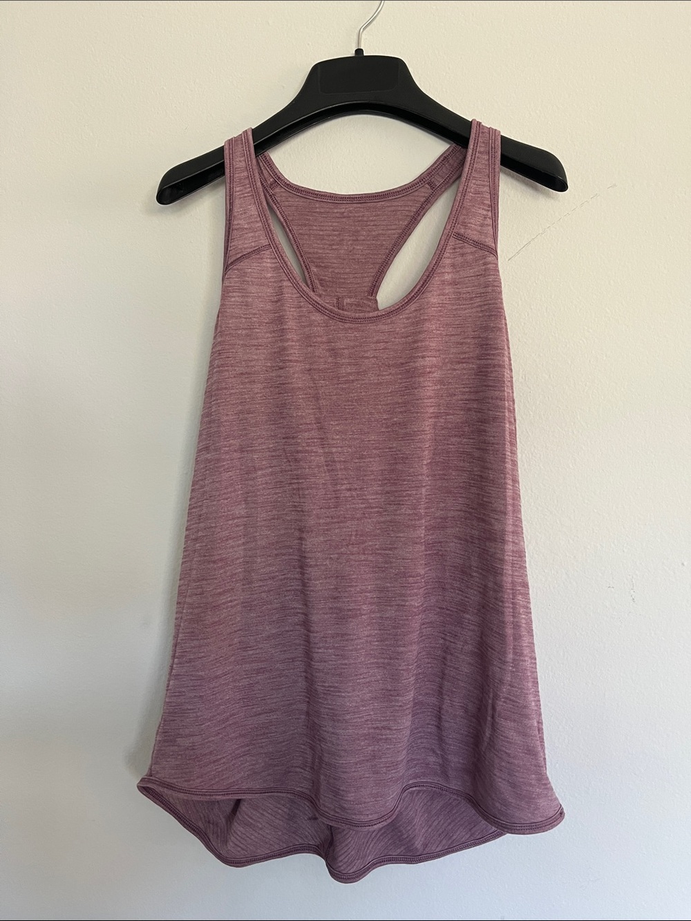 lululemon athletica Heathered Mauve Tank Top